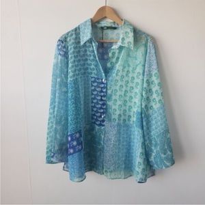 Zara NEW WITH TAGS printed Top